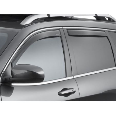 WeatherTech 14+ Jeep Cherokee Front and Rear Side Window Deflectors - Dark Smoke