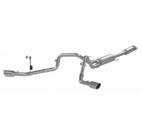 MBRP 2021+ Ford F150 2.7L/3.5L/5.0L 3in Aluminized Steel Cat-Back 2.5in Dual Split Side Exhaust