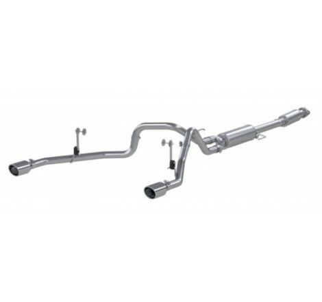 MBRP 2021+ F-150 2.7L/ 3.5L Ecoboost, 5.0L 3in Cat Back 2.5in Dual Split Rear - Aluminized Steel