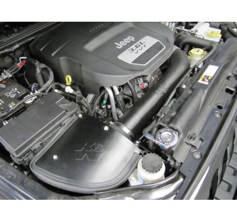 K&N 12-14 Jeep Wrangler V6 3.6L Performance Intake Kit