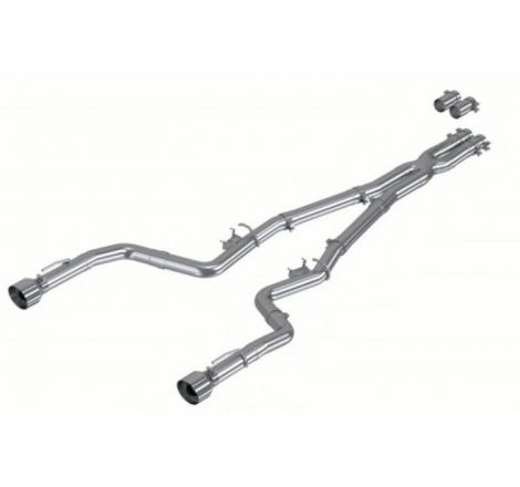 MBRP 17-21 Charger 5.7L/6.2L/6.4L 3in Race Profile Cat-Back w/ Dual Tips Aluminized Steel Exhaust