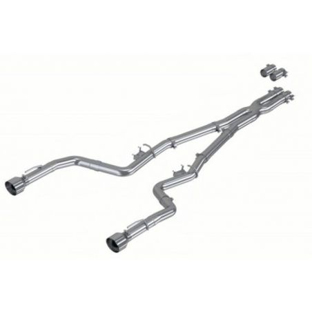 MBRP 17-21 Charger 5.7L/6.2L/6.4L 3in Race Profile Cat-Back w/ Dual Tips Aluminized Steel Exhaust