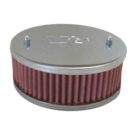 K&N Universal Custom Air Filter - Oval 1.375in Flange / 4.875in ID / 2.25in Overall Height