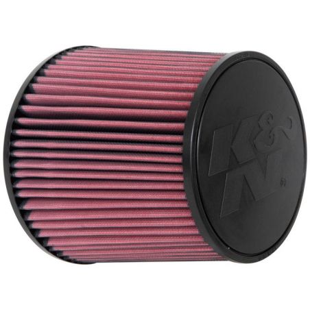 K&N Universal Clamp-On Air Filter 5in Flange ID x 8in Base OD x 6.625in Top OD x 8.625in Height