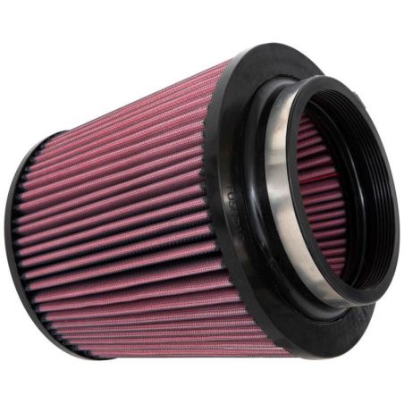 K&N Universal Clamp-On Air Filter 5in Flange ID x 8in Base OD x 6.625in Top OD x 8.625in Height