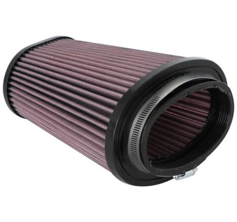 K&N Universal Clamp-On Air Filter 2.844x4.813in Flg ID x 6.5x4.75in B OD x 4.5x3.25in T OD x 7.5in H