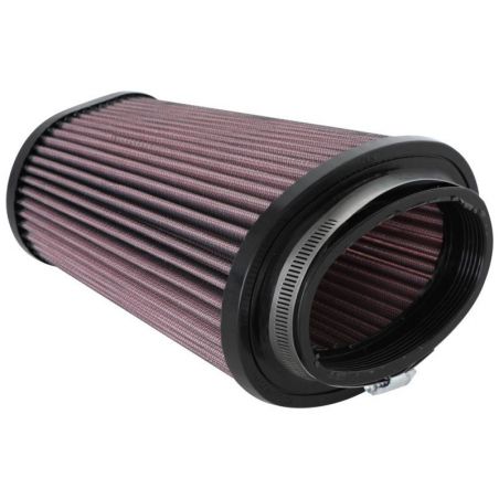 K&N Universal Clamp-On Air Filter 2.844x4.813in Flg ID x 6.5x4.75in B OD x 4.5x3.25in T OD x 7.5in H