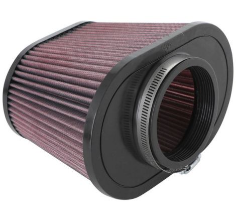 K&N Universal Clamp-On Air Filter 3.5in Flg ID x 8.5x5.25in B OD x 6.25x4in T OD x 5.5in H