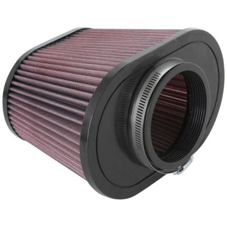 K&N Universal Clamp-On Air Filter 3.5in Flg ID x 8.5x5.25in B OD x 6.25x4in T OD x 5.5in H