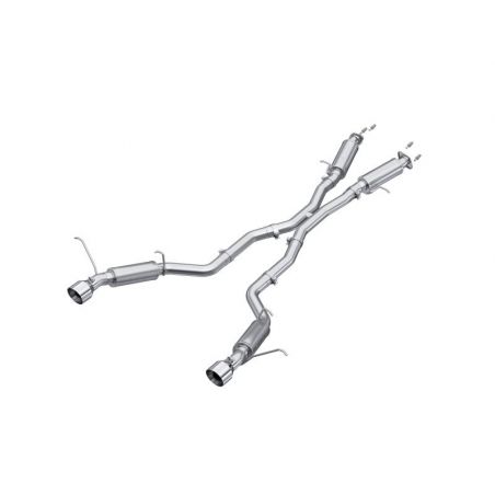 MBRP 2012+ Jeep Grand Cherokee SRT 6.4L 3in Dual Rear Exit Aluminized Catback Exhaust - T304 Tips