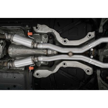 MBRP 2012+ Jeep Grand Cherokee SRT 6.4L 3in Dual Rear Exit Aluminized Catback Exhaust - T304 Tips