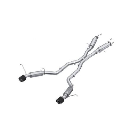 MBRP 2012+ Jeep Grand Cherokee SRT 6.4L 3in Dual Rear Exit T304SS Catback Exhaust - CF Tips