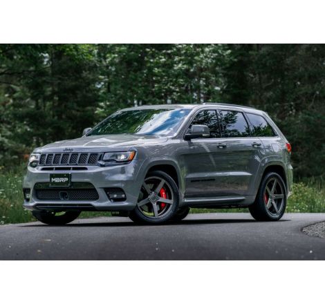 MBRP 2012+ Jeep Grand Cherokee SRT 6.4L 3in Dual Rear Exit T304SS Catback Exhaust - CF Tips