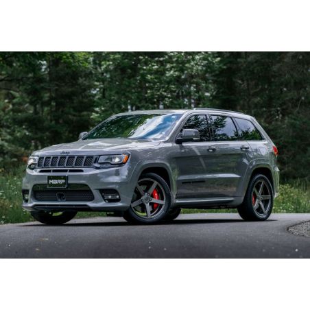 MBRP 2012+ Jeep Grand Cherokee SRT 6.4L 3in Dual Rear Exit T304SS Catback Exhaust - CF Tips