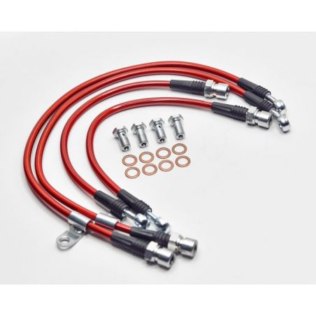 VR Performance Tesla Model 3 Front and Rear Steel Braided Brake Lines