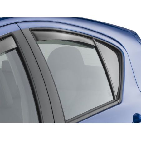 WeatherTech 2006 BMW 325i / 07-12 BMW 328i Rear Side Window Deflectors - Dark Smoke