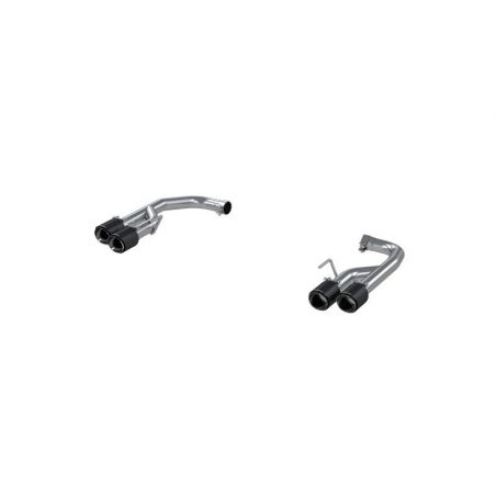 MBRP 18-21 Ford Mustang GT 5.0L T304 SS 2.5i Axle-Back, Dual Rear Exit with Quad CF Tips