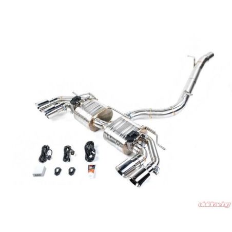 VR Performance Volkswagen Golf R MK7/7.5 Valvetronic 304 Stainless Exhaust System