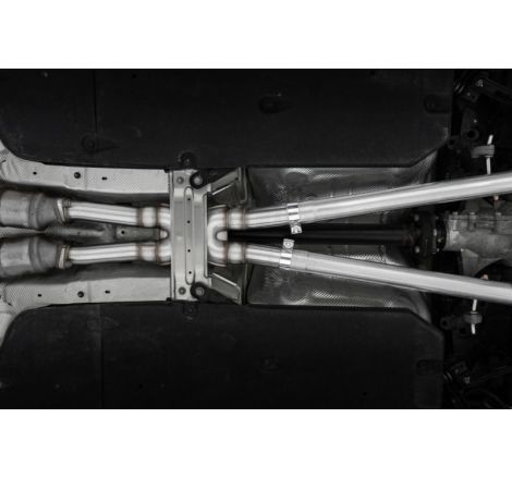 MBRP 2022 Kia Stinger 3.3L T304 SS Cat-Back Exhaust- Dual Split Rear Quad Outlet Uses Factory Bezels