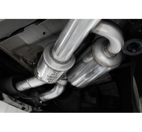 MBRP 2022 Kia Stinger 3.3L T304 SS Cat-Back Exhaust- Dual Split Rear Quad Outlet Uses Factory Bezels