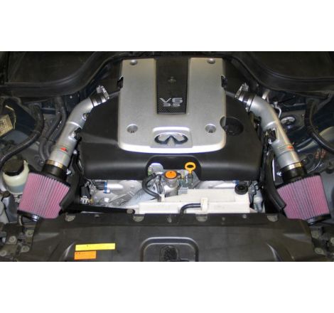 K&N 07-08 G35 Dual Silver Typhoon Short Ram Intakes