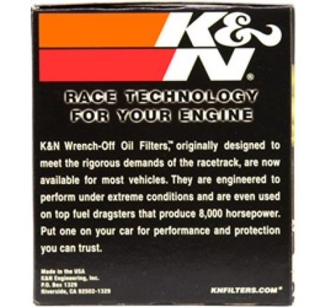 K&N 87-92 Supra Non-Turbo / 99-04 Grand Cherokee 4.0 Performance Gold Oil Filter