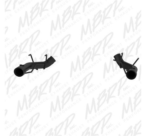 MBRP 2011-2014 Ford Mustang GT 3in Dual Axle Back Muffler Delete - Black