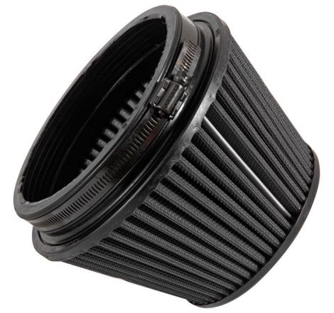 K&N Universal Rubber Filter Round Tapered 6in Flange ID x 7.5in Base OD x 5.25in Top OD x 6.75in H