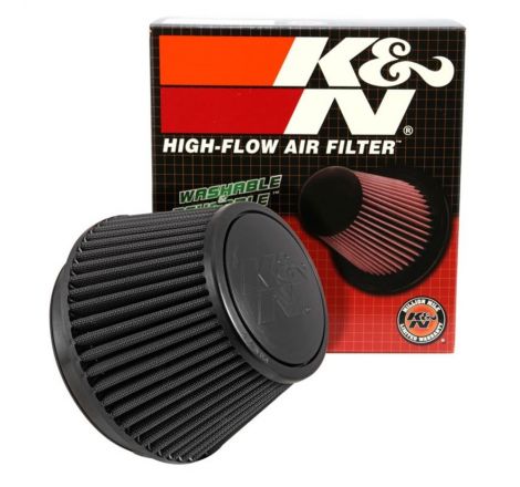 K&N Universal Rubber Filter Round Tapered 6in Flange ID x 7.5in Base OD x 5.25in Top OD x 6.75in H