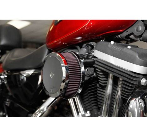 K&N Street Metal Intake System Hammer Chrome for Harley Davidson