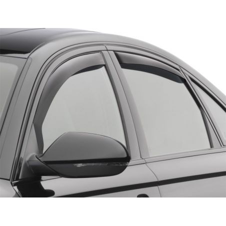 WeatherTech 2012+ Audi A6 / S6 Front and Rear Side Window Deflectors - Dark Smoke