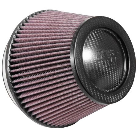 K&N Universal CarbonFiber Filter 6in Flange / 7-1/2in OD-B / 5-1/8in OD-T / 5in H