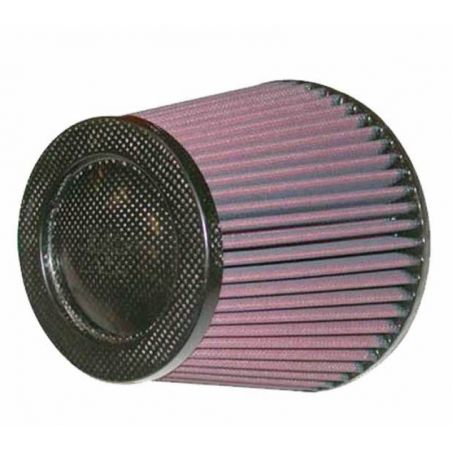 K&N Cone Filter 5in ID 6.5in base 4.5in top 5.625in height carbon fiber look