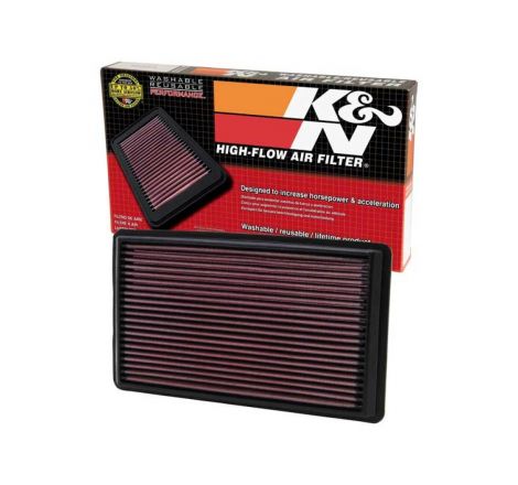 K&N 02-07 WRX/STi Drop In Air Filter 11in O/S Length / 6.563in O/S Width / 1.063in Height