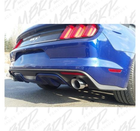 MBRP 2015-2017 Ford Mustang GT 5.0 2-1/2in Axle Back Kit 304 - 4in OD Tips Included