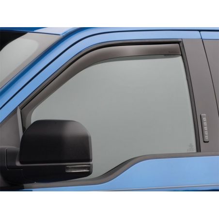 WeatherTech 2017+ Ford F-250/F-350/F-450/F-550 Front Side Window Deflectors - Dark Smoke