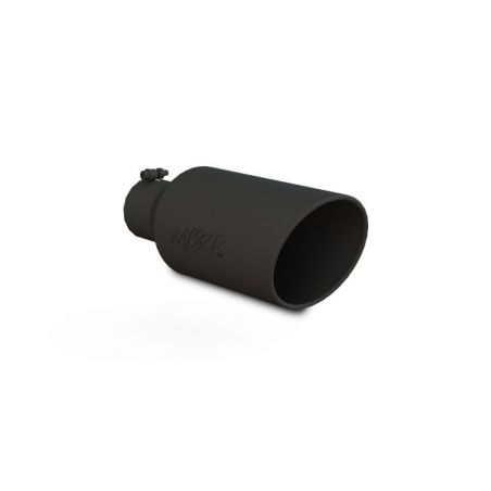 MBRP Universal Exhaust Tip 7in O.D. Rolled End 4in Inlet 18in Length - Black