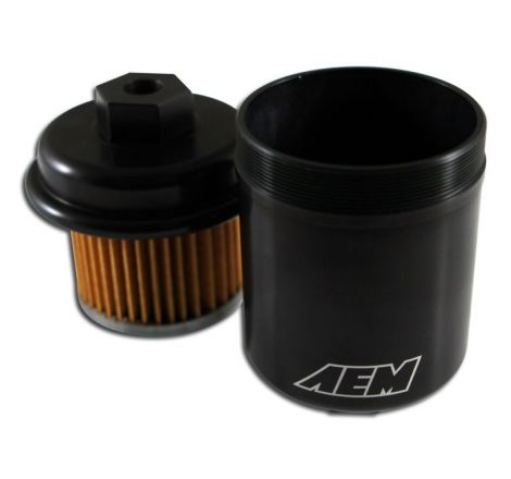 AEM 94-01 Acura Integra / 94-97 Honda Accord / 96-00 Civic / 97-01 Prelude Black Fuel Filter Kit