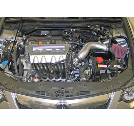 K&N 09 Acura TSX 2.4L Silver Typhoon Intake