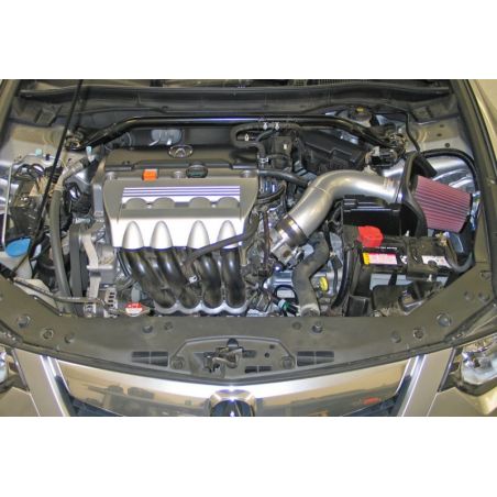 K&N 09 Acura TSX 2.4L Silver Typhoon Intake