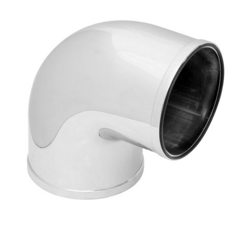 Spectre Universal Intake Elbow Tube (ABS) 3in. OD / 90 Degree - Chrome