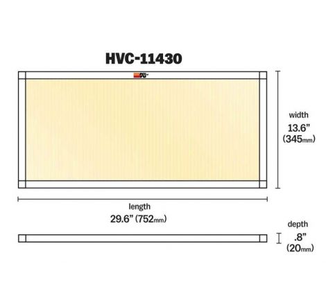 K&N HVAC Filter - 14 x 30 x 1