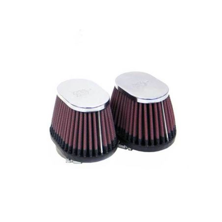 K&N 1-3/4in FLG 4 X 2-7/8in B 3 X 2in T 2-3/4in L (2 PER BOX) Universal Clamp-On Air Filter