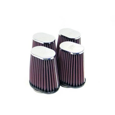 K&N 2in FLG 4 X 2-3/4in B 2 X 3in T 5in L (4 PER BOX) Universal Clamp-On Air Filter