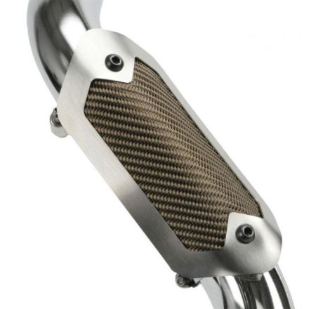 DEI Powersport Flexible Heat Shield - 3.5in x 6.5in - Brushed/Titanium