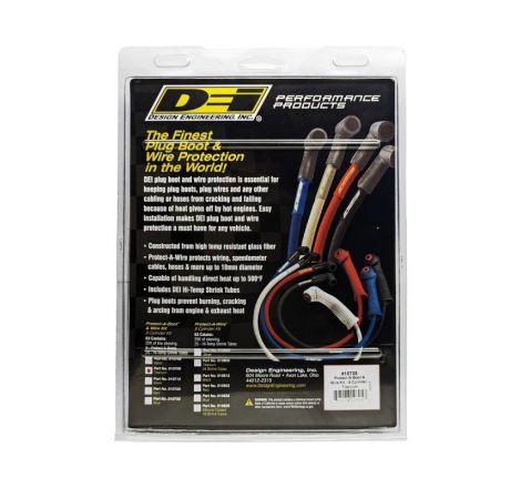 DEI Protect-A-Boot and Wire Kit 8 Cylinder - Titanium