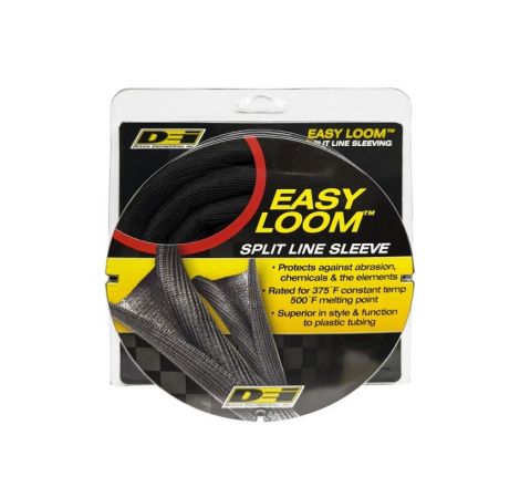 DEI Split Wire Sleeve Easy Loom 16mm-5/8in x 12 Black