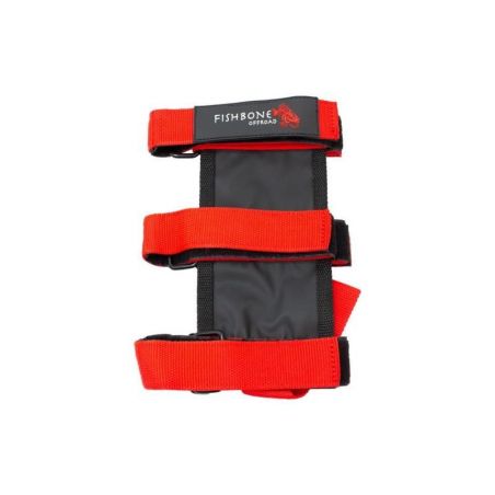 Fishbone Offroad Padded Roll Bar Red Fire Extinguisher Holder