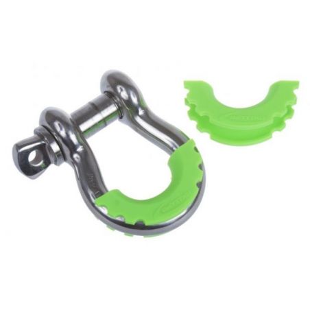 Daystar D-Ring Shackle Isolator Fluorescent Green Pair