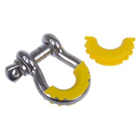 Daystar D-Ring Shackle Isolator Yellow Pair